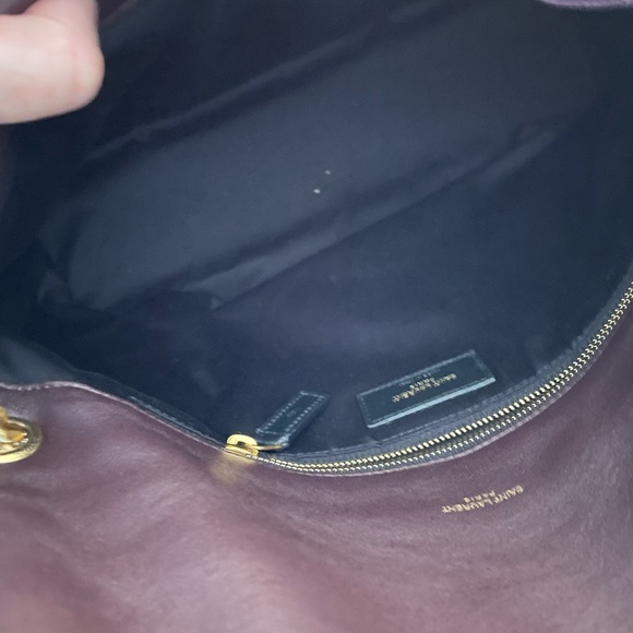 SOLD. YSL Puffer Houndstooth Tweed Shoulder Bag NEW - Picture 12 of 16